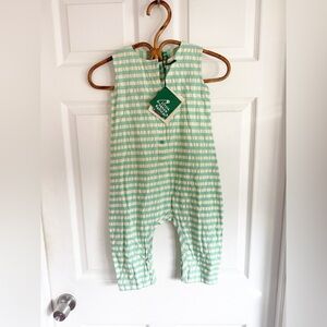 NWT Little Green Radicals | Seersucker Playsuit | Age 2-3 yrs